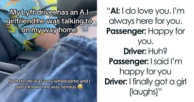 So Dystopian: Guy Films Uber Driver’s Interaction With His AI Girlfriend, Leaves People Baffled