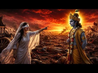 What Was Gandhari's Curse On Krishna And Why Did She Give It?