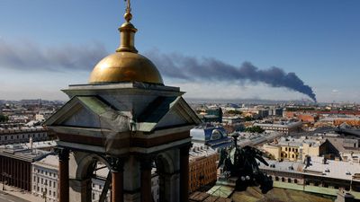 Ukraine strikes St. Petersburg with drones ahead of 'Russian Davos'
