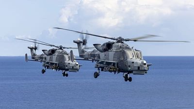 Three dead in Royal Navy helicopter training crash in UK