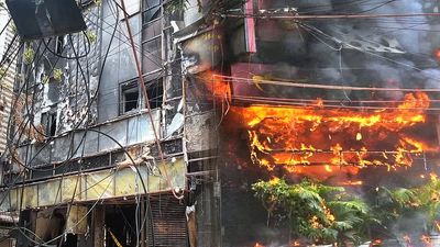Delhi blaze: 11 foreigners among 21 dead as questions emerge over building safety and response time
