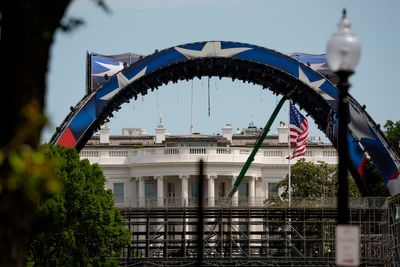 Trump says the giant UFC arena set up outside the White House could stay up forever