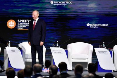 Trump’s ballroom chief, conspiracy theorists and Steven Seagal: The surprise US guests attending Putin’s own ‘Davos’