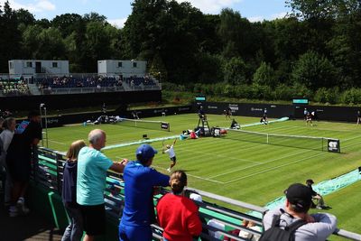 Australian tennis player claims his coach was hospitalised after assault at UK tournament