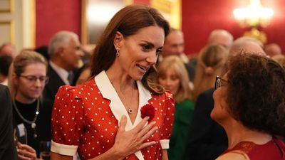 Kate Middleton's strawberry-red dress puts polka dots firmly back in the spotlight for summer as she marks meaningful milestone