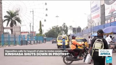 Kinshasa shuts down in protest against plan to reform constitution