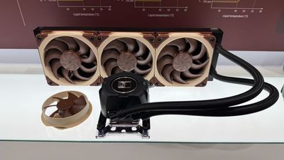 Noctua's first-ever AIO features a silenced Asetek Emma V2 pump and NF-A12/14 fans — 240mm NL-LC1 starts at around $250, could cost $325 for 420mm cooler