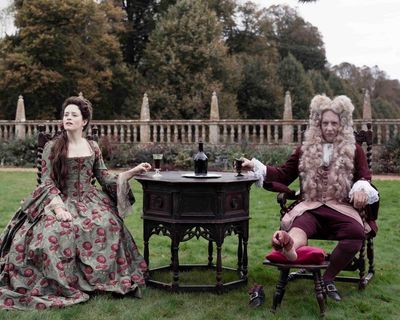 Savage House review – Claire Foy and Richard E Grant sell it hard in bewigged 18th-century caper