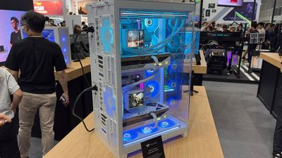 What's better than one high tier gaming rig? A double-decker gaming rig, according to Thermaltake
