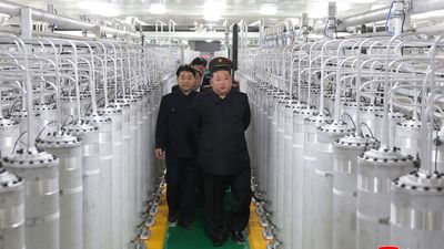 North Korea unveils nuclear fuel plant as Kim vows 'exponential' boost to deterrent