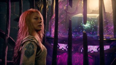 God of War Laufey star Deborah Ann Woll says "Kratos gameplay is so fantastic because he's such a heavy hitter," but new protagonist Faye is "just as strong and just as good a warrior"