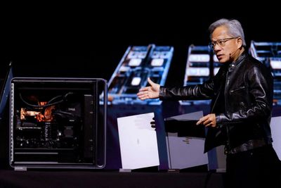 Nvidia CEO mounts charm push in South Korea with TV talk show, baseball appearances