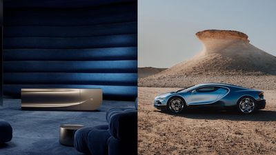 Hey, remember that bonkers folding micro-LED TV? It’s back! And now it's a Bugatti