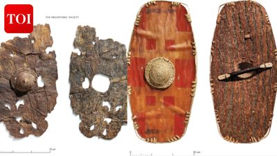 Archaeologists uncover rare 2,300-year-old Iron Age shield in England that is rewriting ancient warfare history