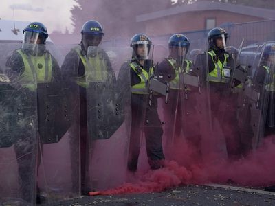 Two men charged over protest riot after Henry Nowak murder