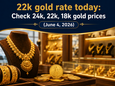 22k gold rate today: Check 24k, 22k, 18k gold prices (June 4, 2026) at Tanishq, Joyalukkas, Kalyan Jewellers, Malabar Gold & Diamonds and IBJA