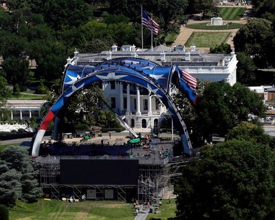 ‘Maybe we’ll never ever take it down’: Trump says UFC arena at White House could stay permanently