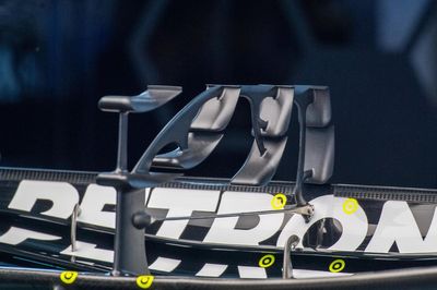 F1 teams fit unique rear wings for Monaco GP