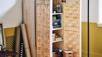 A Master Woodworker Designed IKEA's Brand New 'Woven' Cabinet — It Adds Storage, Yes, but Serious Design Flair, too