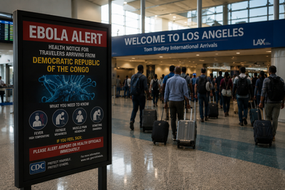 LAX Under the Spotlight as DRC Ebola Cases Reach 344 — Scientists Explain the Real Risk Behind America's Busiest Africa Travel Gateway