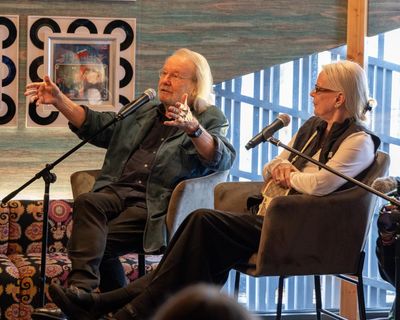 Original Abba members celebrate expansion of London education programme