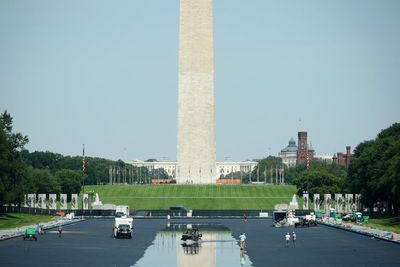 Trump says Reflecting Pool project is complete as water starts to refill the basin: ‘Looking better than ever’