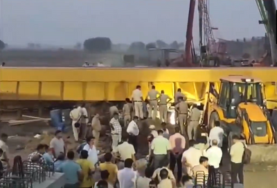 Three killed after crane collapses at Jewar Expressway flyover construction site in Faridabad