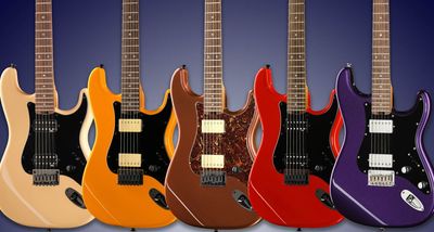 “Engineered to be loud, fast, and absolutely zero fun for your neighbours”: Harley Benton unleashes a $185 shred-ready hotrod with a roasted maple neck and dual-humbuckers