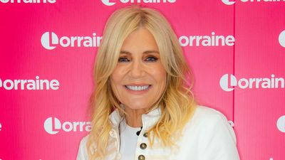 Michelle Collins trending turn-up jeans give nostalgic military jackets a 2026 makeover - it's a look worth replicating