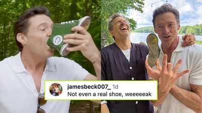 Did Hugh Jackman & Ryan Reynolds Do A Shoey From A Fake Shoe? A Very Important Investigation