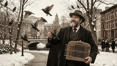 In 1890, a Shakespeare fan released 100 birds in New York; today there are over 200 million across America