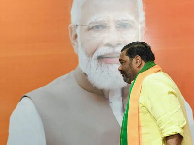 Ex-Biju Janata Dal MP Debashish Samantaray files nomination for Rajya Sabha bypoll as Bharatiya Janata Party candidate