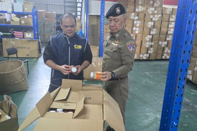 Almost 15,000 illegal health products seized in Bangkok warehouse raid