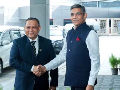 Nepal Foreign Minister Shisir Khanal arrives in New Delhi on three-day visit