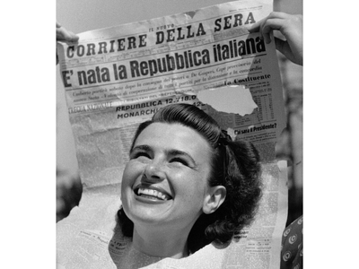 In 1946, this smiling woman became the face of Italy’s republic, but her name was forgotten