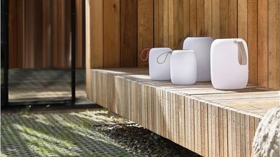 This 2-in-1 Outdoor Speaker-Light Instantly Makes Your Garden Feel More Sophisticated (Not to Mention, Way More Fun)