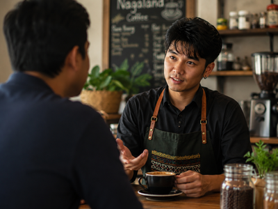 In Bengaluru, this 26-year-old wasn't just studying English, he was executing master plan to build his dream café. A doctor is charmed by how easily he convinced him to visit his homeland