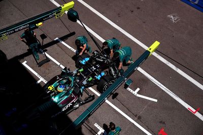 Aston Martin gives update on “random downshifts” after Fernando Alonso’s FP1 crash