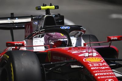 F1 Monaco GP: Lewis Hamilton tops FP2 in another Ferrari 1-2 while Lando Norris retires