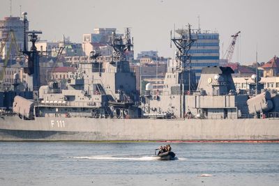Bulletin world briefing: Explosion in Black Sea port and typhoon damages historic castle