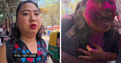 Korean Man Disguises Himself As Pregnant Woman To Expose Gender Violence In India, Results Are Disturbing