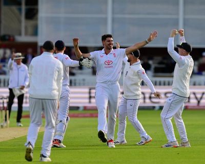 England grab initiative with late wickets after Gay half-century proves pivotal