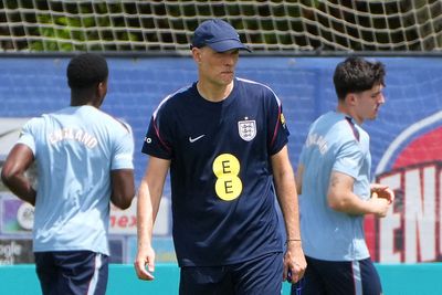 Thomas Tuchel concerned over patchwork pitch for England’s World Cup warm-up