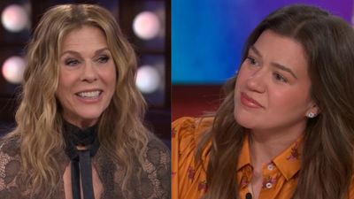 'I'm Fine.' See The Sweet Moment Rita Wilson Gave Kelly Clarkson Her Flowers Ahead Of The Ending Of Her Daytime Show