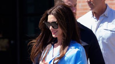 Anne Hathaway knows co-ords are the most effortless way to look put-together this summer