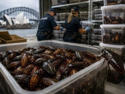 1 lakh cockroaches seized in Australia and authorities are concerned about the hidden insect empire