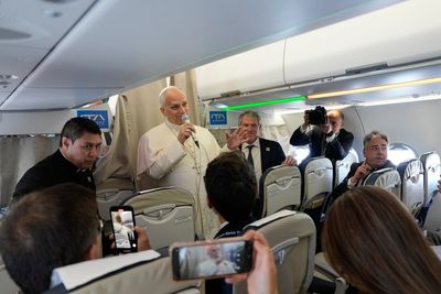 Pope acknowledges stiff competition with Bad Bunny this weekend in Spain