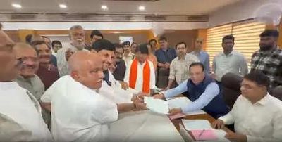Rajya Sabha polls: BJP candidates from MP Tarun Chugh, Rajneesh Agrawal file nominations