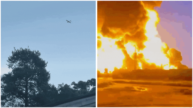 Watch: Ukrainian drones hit St Petersburg region again; Russia claims capture of Kharkiv village