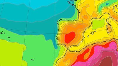 Heat map shows most of Spain in intense heat: how much will temperatures rise where you live?